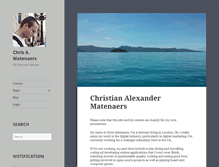 Tablet Screenshot of matenaers.com